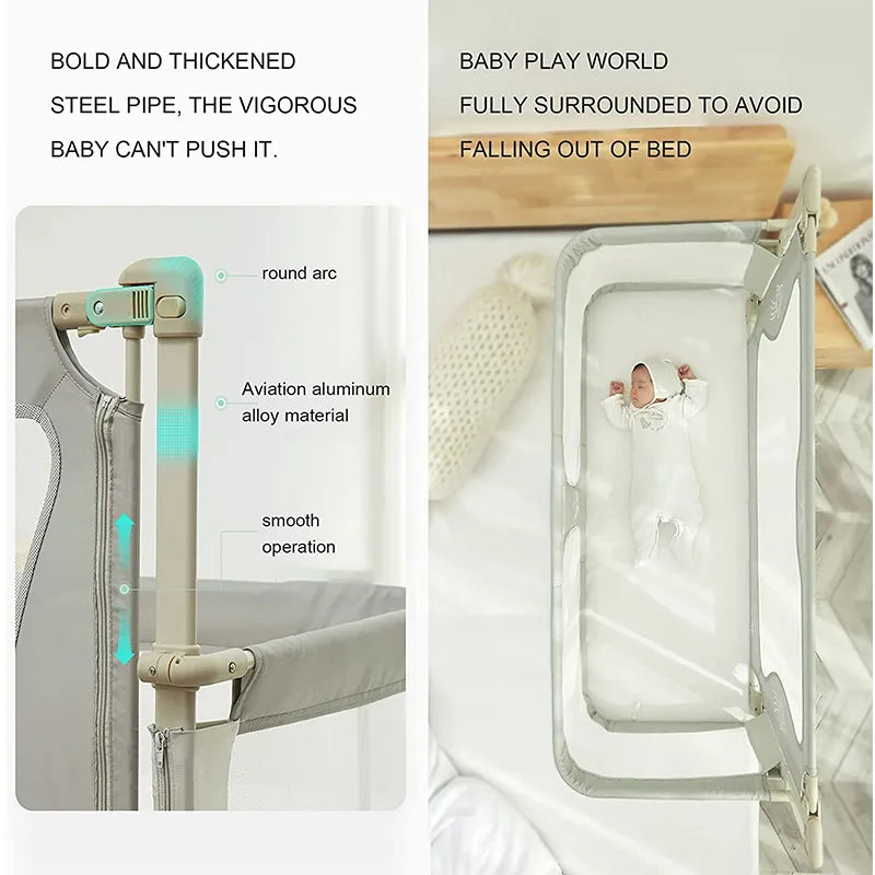 Easy To Install Bedside Crib