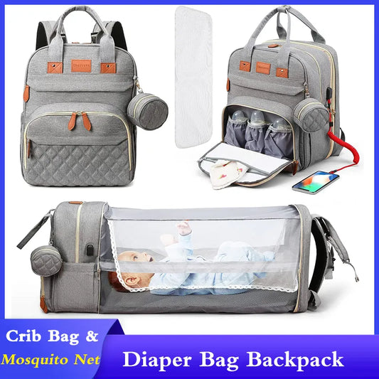 3 In 1 Diaper Bag Backpack