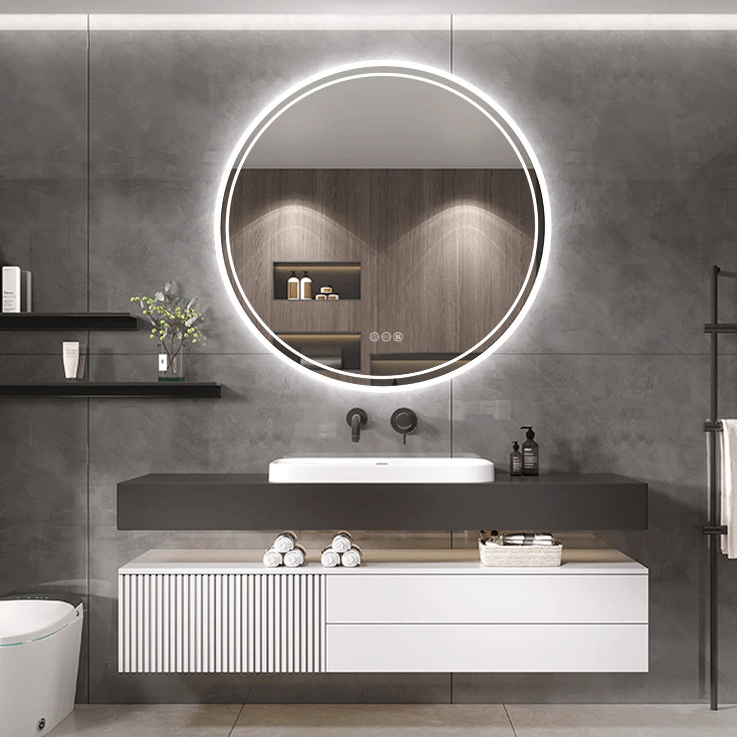 Bathroom Mirror with LED Light