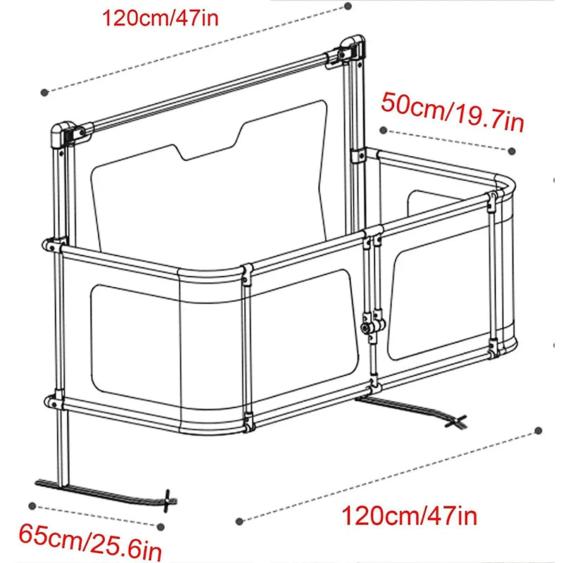 Easy To Install Bedside Crib