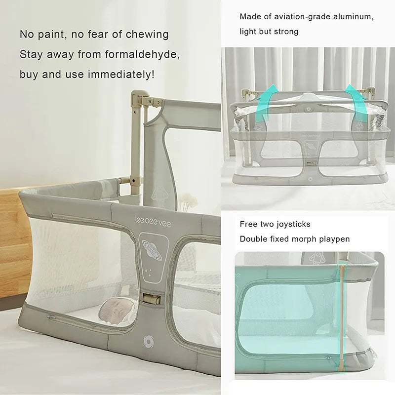 Easy To Install Bedside Crib